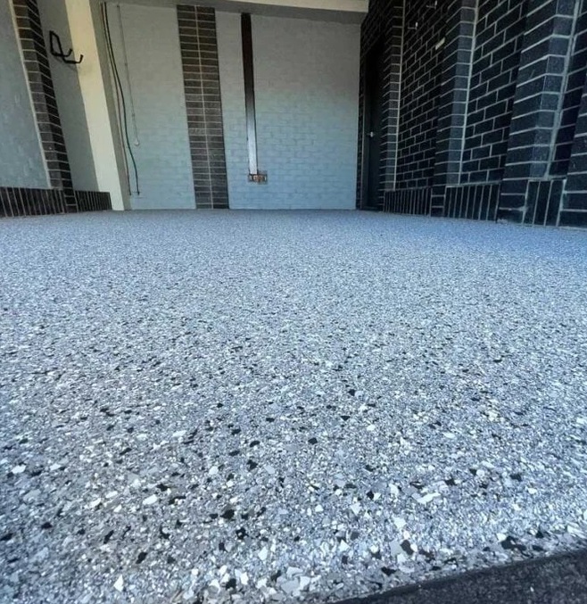 epoxy flooring on a front porch